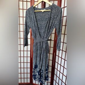 Motherhood wrap dress